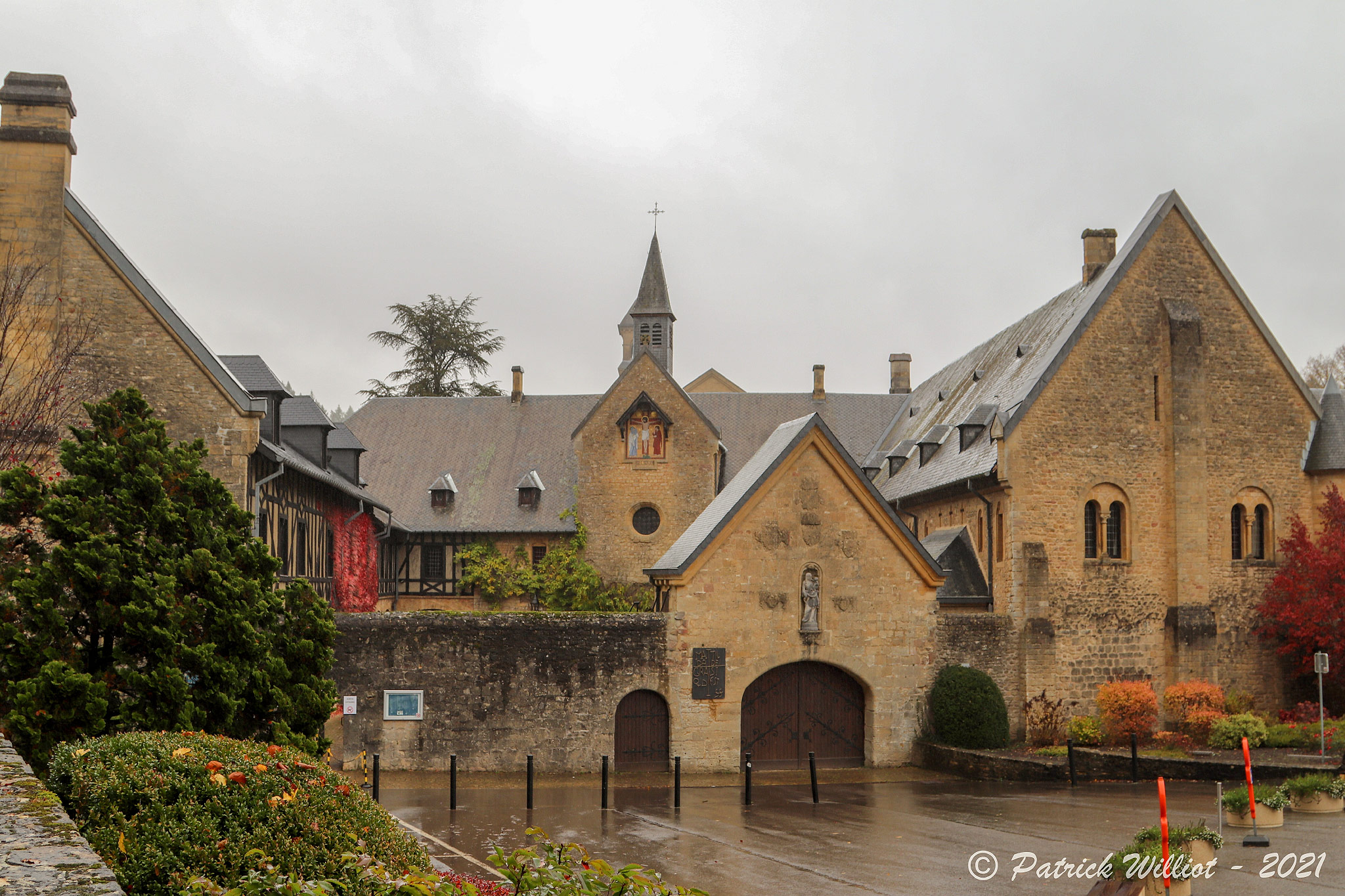 Abbaye Notre-Dame d'Orval. Cistercian monastery founded in 1132.